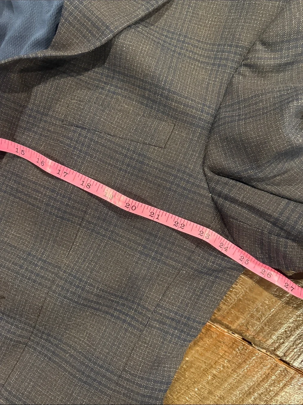 Jos. A. Bank Navy Plaid Sport Coat